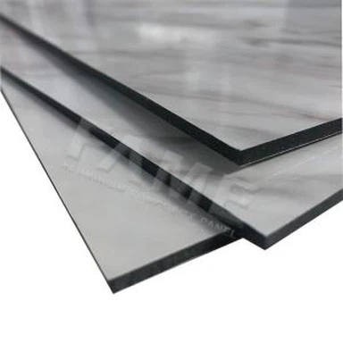 ফুলের সাদা পিভিডিএফ অ্যালুমিনিয়াম সংমিশ্রণ প্যানেল