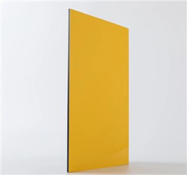 ম্যাট ইয়েলো এসিপি / অ্যালুকোবন্ড / অ্যালুমিনিয়াম প্লাস্টিক প্যানেল