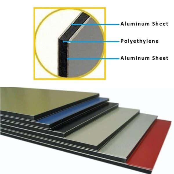 Silver Gray Acp/ Shiplap Cladding Composite
